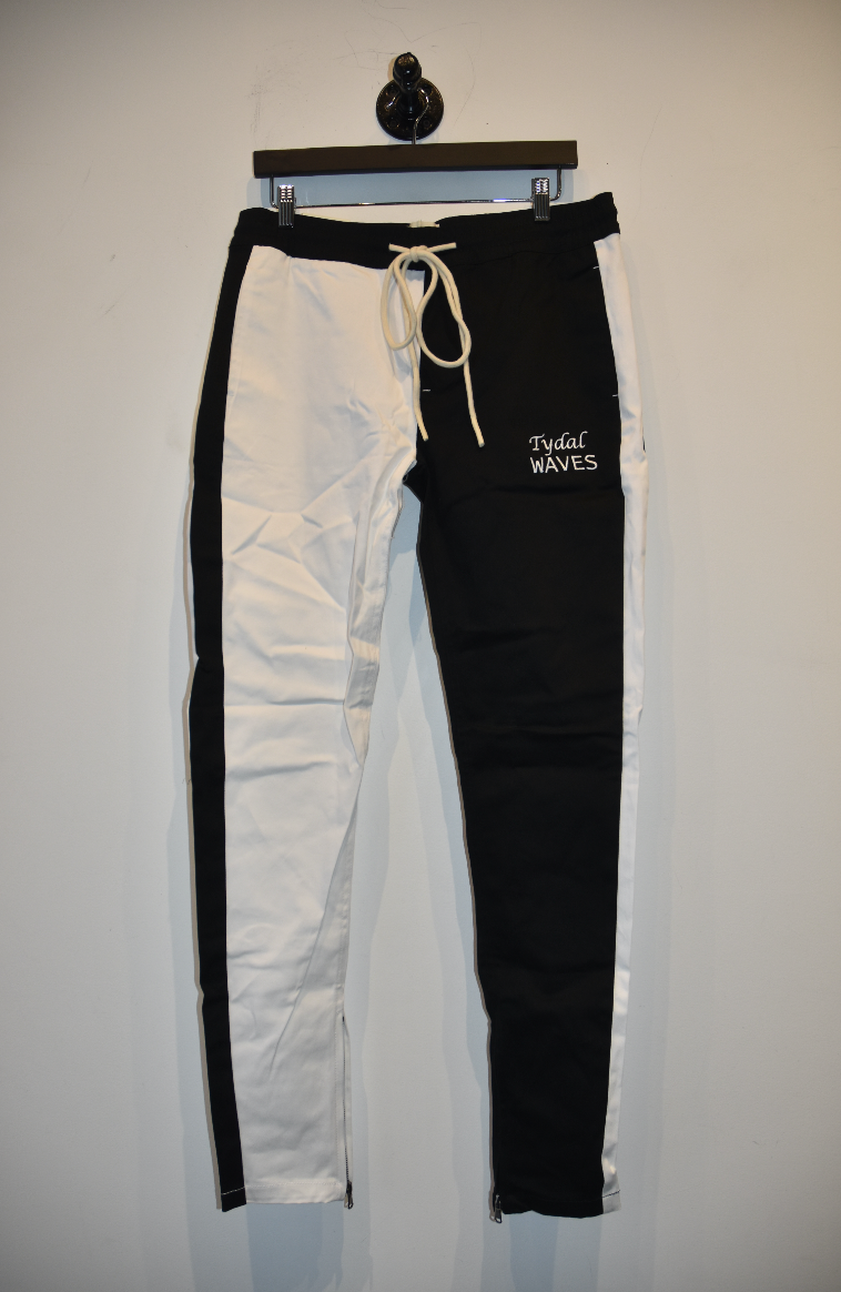Black & White Tydal Wave Pants